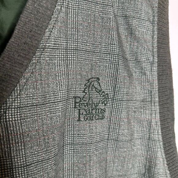 Sunderland of Scotland Green/Gray Plaid Golf Vest in Size Large - Picture 5 of 6